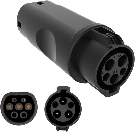 EVCONN Type1  to Type2 Adapter - EVCONN