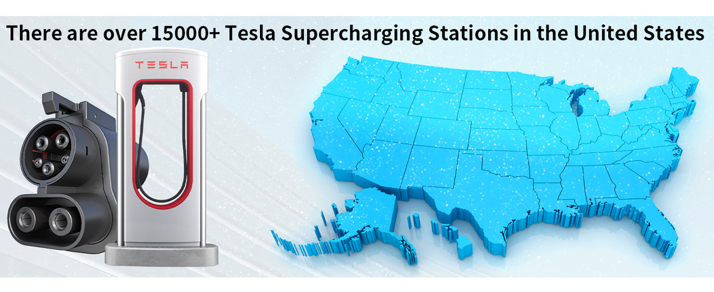 EVCONN Tesla Supercharger (NACS) to CCS1 Adapter | Vortex Plug | 500A | 1000V - EVCONN